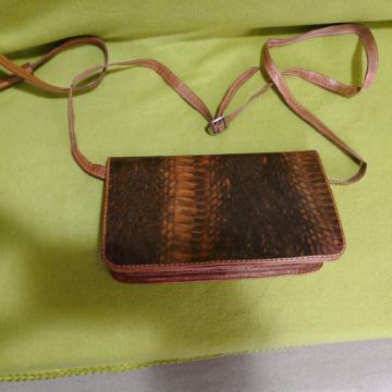 Exlusiv torba od afričkog pitona(udava).ručni rad..RIJETKOST PRAVA!!