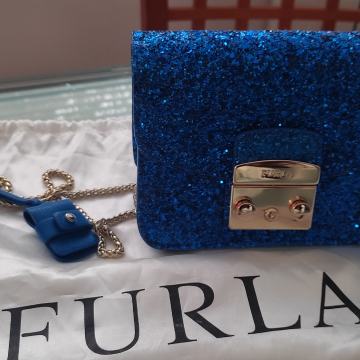 6.put SNIŽENA!!! Original Furla cocktail šljokičasta torbica-NOVA