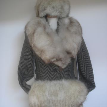 Grijač za ruke ili torbica polarna lisica