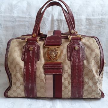 Gucci Original Aviatrix Boston bordo torba