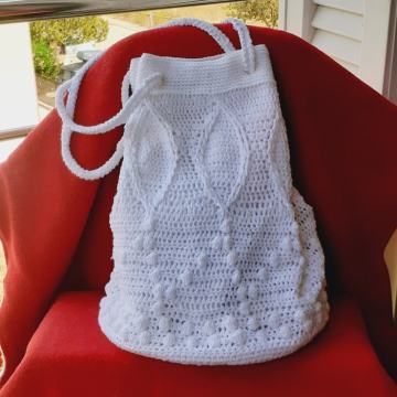Nova heklana pamučna torba-ruksak