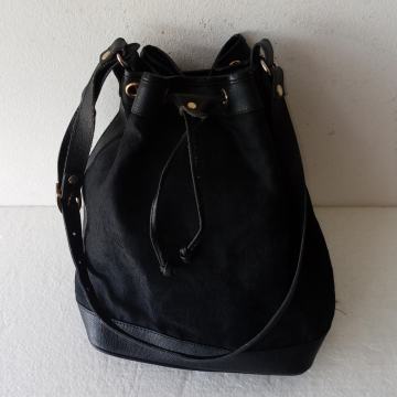 Ken Scott bucket vintage crna torba