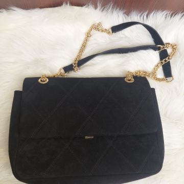 Kožna antilop crna torba Diana@Co