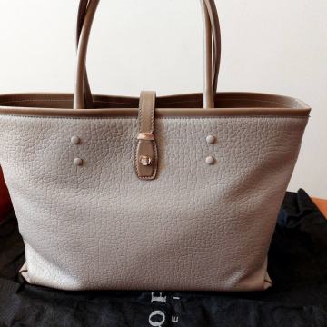 SNIŽENA KOŽNA TORBA BEŽ