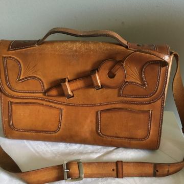 Kozna torba rucni rad