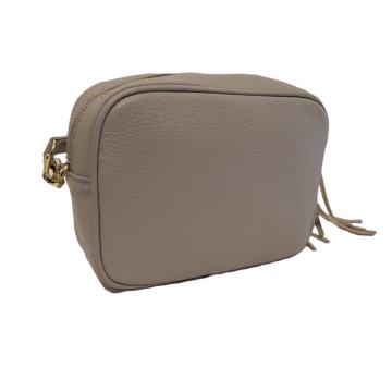 Kožna torba svjetlo siva