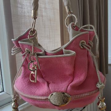 Original Lancel Brigitte Bardot BB torba,Pink canvas,JOŠ SNIŽENA!!