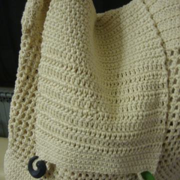 Pamučna heklana torba - ručni rad