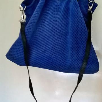 NOVA PLAVA KOŽNA TORBA