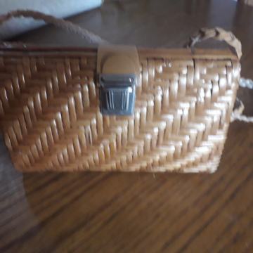 retro pletena torbica