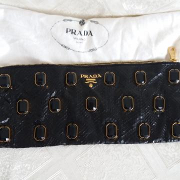 PRADA clutch torbica koža pitona novo