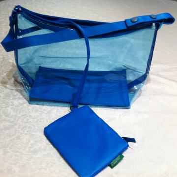 NOVA prozirna Benetton torba s novčanikom