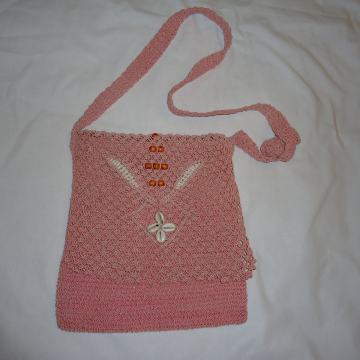 Roza torbica 25x27 cm