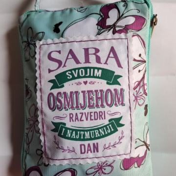 Sara - ženska torba sa cvjetnim motivom Nova