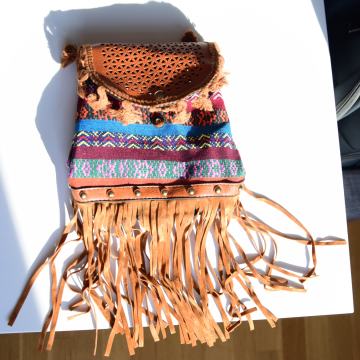 Šarena traper torbica