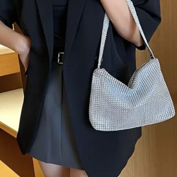 SREBRNA SVEČANA TORBICA - NOVO