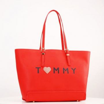 TOMMY HILFIGER!%%%%#HONEYREDBAG #LEATHER