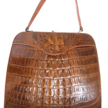 TORBA – KROKODIL, Hornback Crocodile Leather Bag