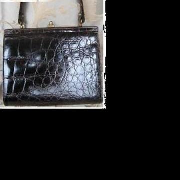 Torba od krokodilske kože, vintage/klasika - prava koža, AKCIJA