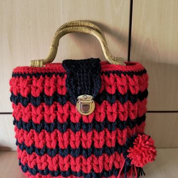 Torba unikat dim.26x21 cm, hand made