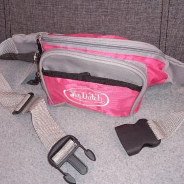 Torbica oko struka Von Dutch (rozo siva)