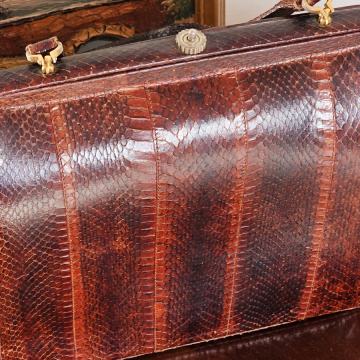 Vintage torbica od prave zmijske kože