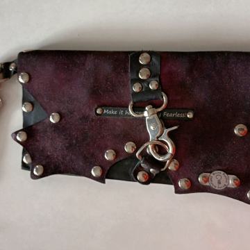 UPSI! KOŽNI PURSE..UNIKATNA