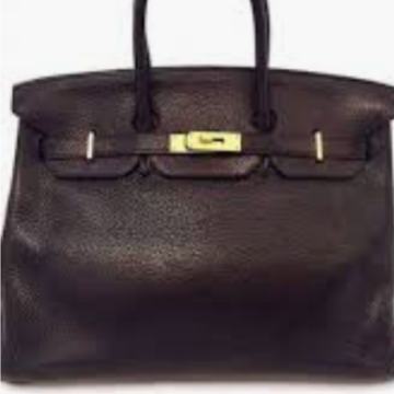 VIA BORGOSPESSO MILANO original kožna oversize birkinica torba