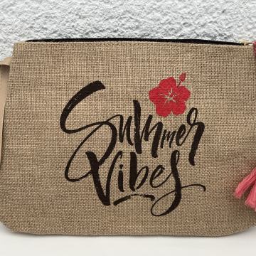 Summer vibes ručna / kozmetička torbica/RASPRODAJA