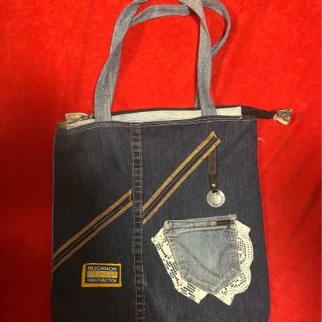 ZENSKA PLATNENA TORBA 47x45 cm