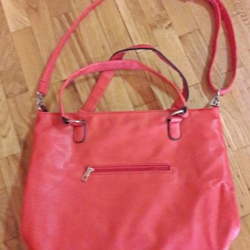 Ženska torba crvene boje, NOVO