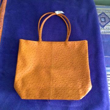 Zenska torba smedja narancasta