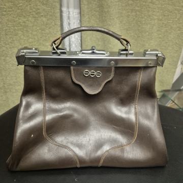 Ženska vintage torbica smeđa 35×30cm