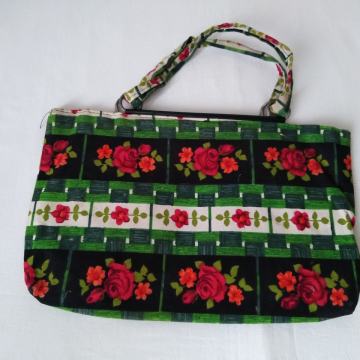 Ženska zelena torbica Retro Vintage torba