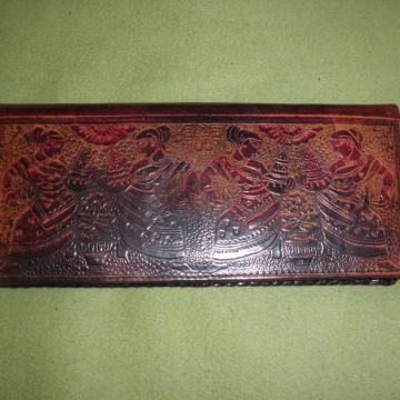 ŽENSKI LAGANI KOŽNI NOVČANIK / CLUTCH 25 x 11cm