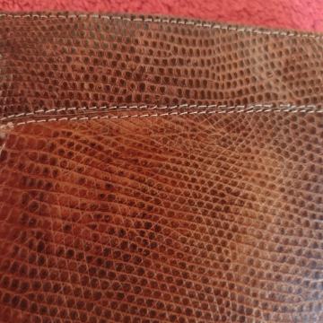 Zmija torbica 17x25 smeđa