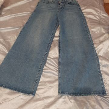 Ženske široke traper hlače