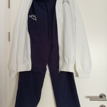 Kappa trenirka komplet XL bijelo-plava