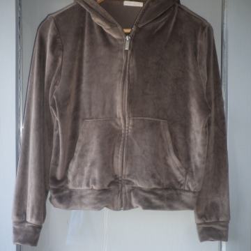 OYSHO - ŽENSKA TOPLA PLIŠANA CROP TRENIRKA / DUKSA 40 M - L