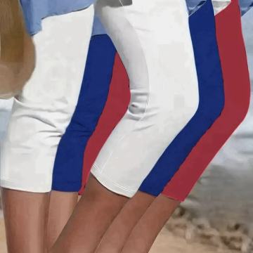 CRVENE,BIJELE I PLAVE TAJICE VEL.L / XL - NOVO