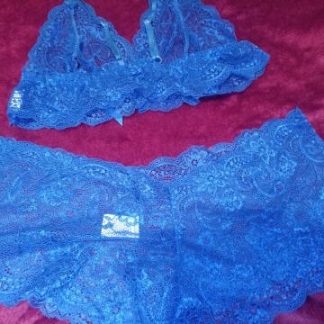 NOVI SEXY KOMPLET GRUDNJAK GAĆICE 2XL 42 44 ČIPKASTO EROTSKO BOKSERICE