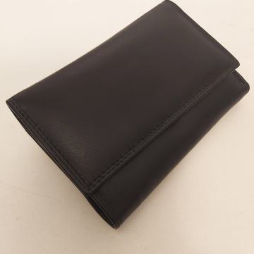 Crni kožni novčanik