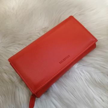 Crveni kožni novčanik Valentini