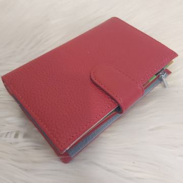 Crveni ženski novčanik koža sa RFID zaštitom