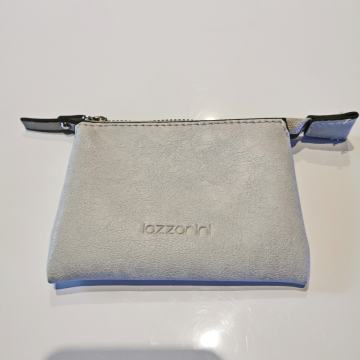 Manji novi lazzarini svijetlosivi novčanik sa cifom - zatvaračem 13x9