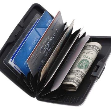 Novcanik aluminijski koji blokira skeniranje kartica NOVI , dostava