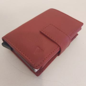 Novčanik za kartice,novčanice i kovanice crveni