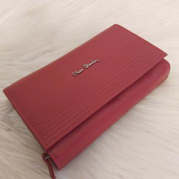 Novčanik koža crveni Pierre Cardin