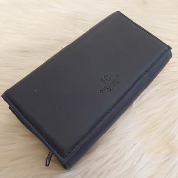 Plavi kožni novčanik Coveri