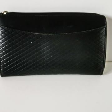 Veliki ženski crni novčanik filofax - Ima puno pretinaca